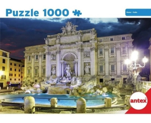 Puzzle Roma Fontana Di Trevi 1000 Piezas - Antex 3062