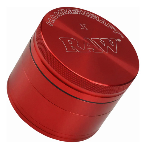 Raw Hammer Craft Aluminum Grinder 2.2 4pt Red Rojo Hammer Craft