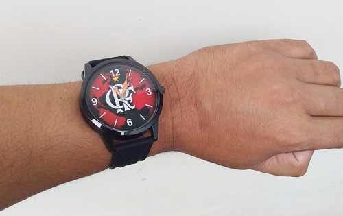 Kit 3 Relógios Pulso Esportivo Flamengo Barato Personalizado