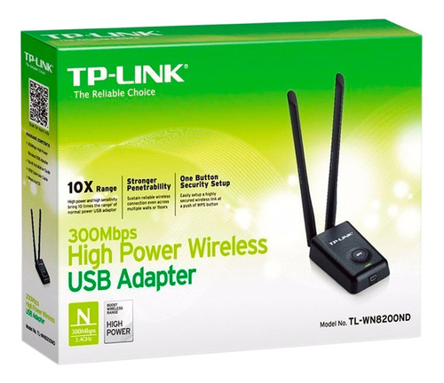 Usb Wifi De 2 Antenas 300 Mbps Tplink Mod: Wn8200nd