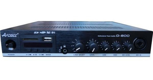 Amplificador Musica Funcional Apogee D-800 100v Bluetooth