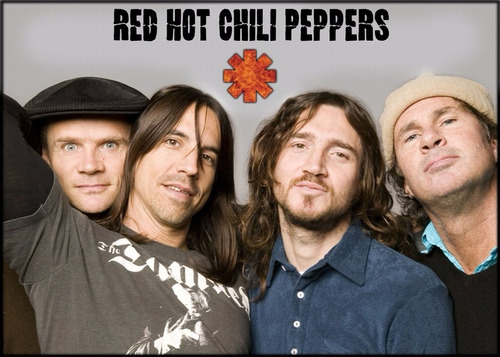 Imagem 1 de 1 de Poster 60x84cm Red Hot Chili Peppers - Para Decorar Quarto