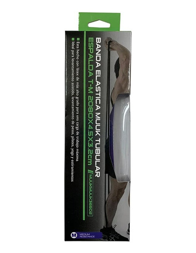 Banda Elastica Muuk Tubular Espalda Medium 208x4.5x3.2cm