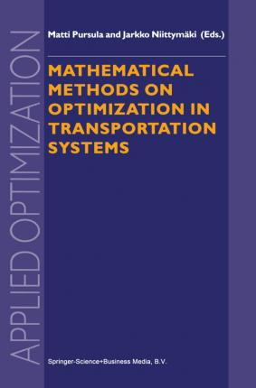Libro Mathematical Methods On Optimization In Transportat...