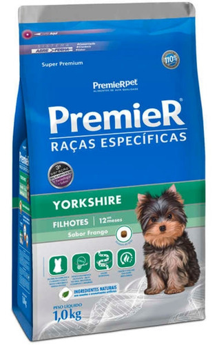 Premier Raças Específicas Yorkshire Filhotes - 1kg