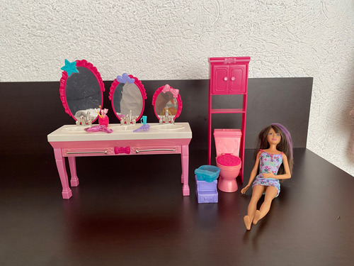 Barbie Skipper Baño Para 3 (Usado)