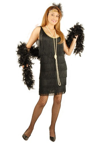 Disfraz Para Mujer Flapper Sexy Talla Large 11-13 Halloween