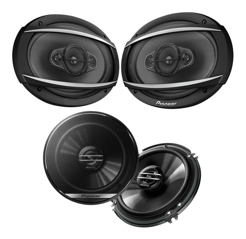 Combo Pioneer Parlantes Ts-a6967s + Ts-g1620f 4 Ohms