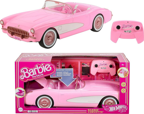 Auto A Radio Control Barbie The Movie Corvette Hotwheels P3