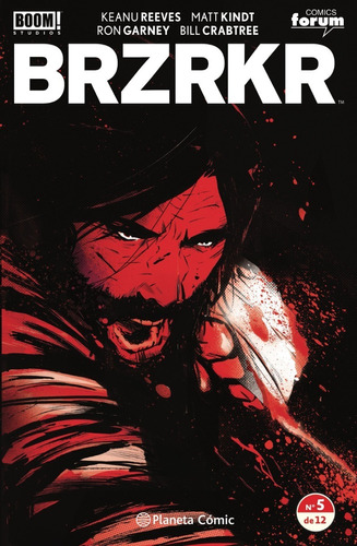 Brzrkr Nº 05/12 Keanu Reeves Matt Kindt Ron Garney Editorial Planeta Comic Español