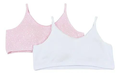 Peto Algodón Niña Bipack Rosado - Corona