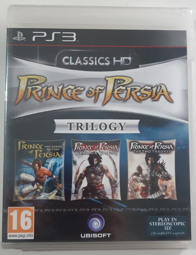 Prince Of Persia Trilogy - Midia Fisica Ps3 Novo Lacrado