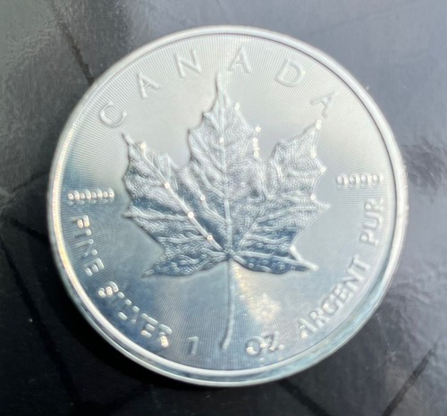 Imagen 2 de 2 de Moneda De 5 Dollars Maple Leaf - 1 Onza Troy - 966*773*654