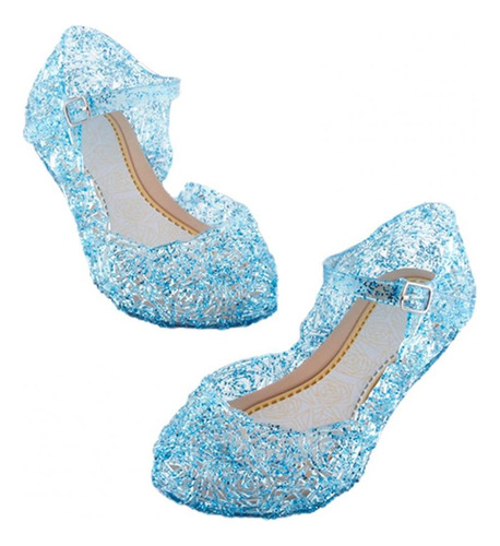 Zapatos Planos De Princesa Elsa Para Niñas Pequeñas