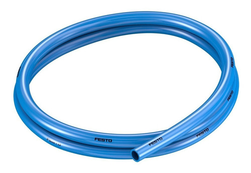 Imagen 1 de 4 de Manguera Festo Tubo Flexible Pun-h-6x1-bl Azul X 50mts.
