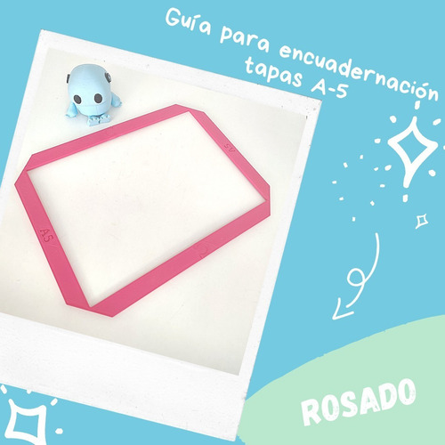 Imagen 2 de 3 de Regla Guía Para Tapa Cuaderno A5/ Scrapbook/ Encuadernación