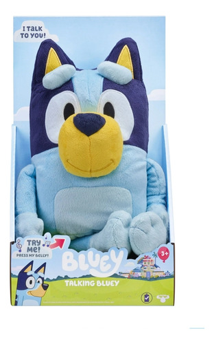 Peluche Bluey Talking De 33 Cm Dice 9 Frases 