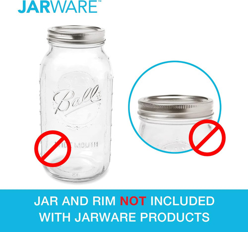 Mason Jar - Tapa Para Coctelera De Boca Regular, Acero Inoxi