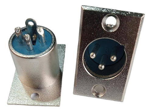 Conectores Para Xlr Dmx Canon Metalicos Machos O Hembras 5 Machos/ 5 Hembras