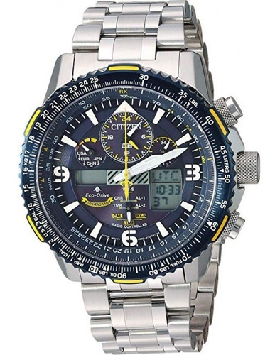 Relógio Citizen Jy8078-52l Novo Blue Angels Skyhawk C Radio