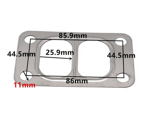 Empaque Turbo T3 Twin Scroll Acero Inoxidable