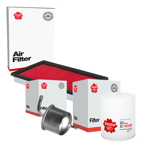 Kit Filtros Aceite Aire Gasolina Nissan Altima 2.4l L4 2000