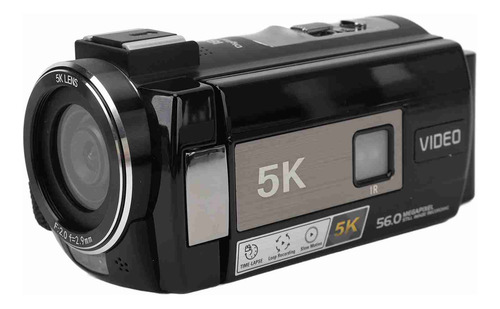 Videocámara Vlog Camera 5k Hd 56mp Con Pantalla Táctil De 3