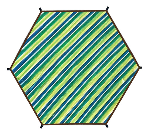 Cubierta De Sombra De Trampolín Tapa 12 Pies Para 6 Polos