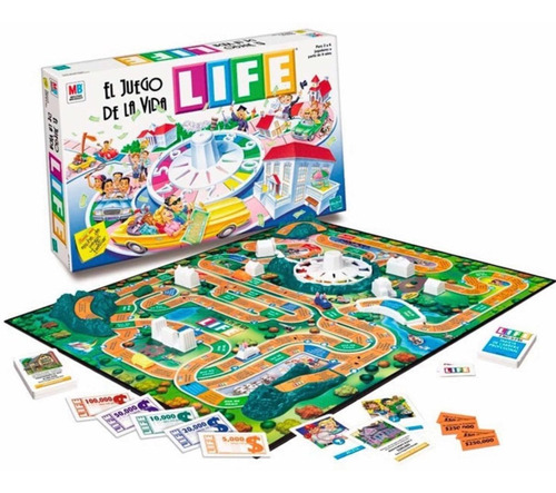 Life El Juego De La Vida Juego De Mesa Original Hasbro