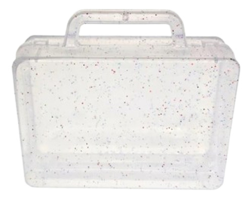 Valija Plastica Con Glitter Souvenirs X 25 Unidades
