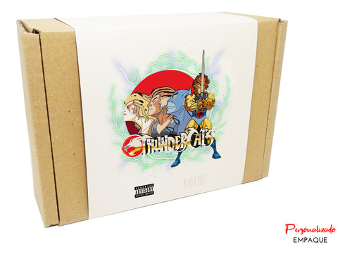 Kit De Regalo Con Taza Y Termo Thundercats Personalizado
