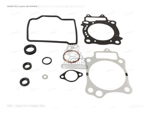 Juego De Juntas Cilindro Original Honda Crf250 Moto Delta