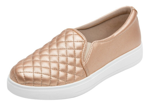 Tenis Moderno Para Dama Urbano Flexi 107705 Oro Originales