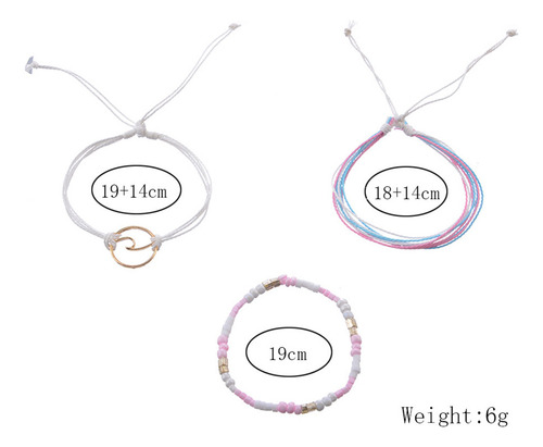 Pulsera Vintage Multicolor Natural Multicapa Para Mujer