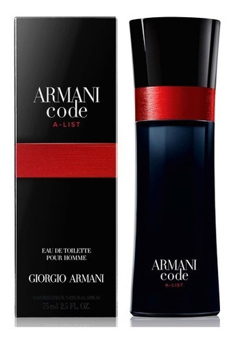  Armani Code Giorgio Armani A-List Perfume 75 ml para  hombre