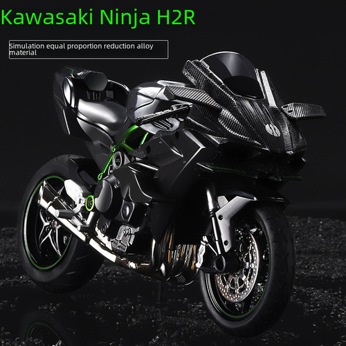 Modelo De Motocicleta Kawasaki H2r Base Azul Latte Bmw