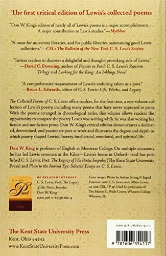 Los Poemas Recopilados De C. S. Lewis: Una Edición Crítica