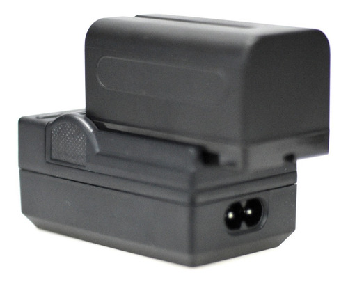 Imagen 9 de 10 de Cargador 220v + 2 Baterías Np-f950/970 P/ Iluminador Aro Led