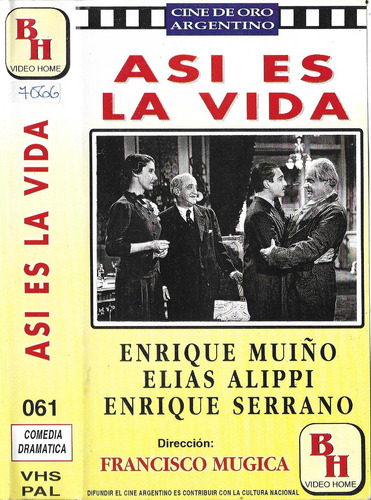 Así Es La Vida Vhs Enrique Muiño Enrique Serrano