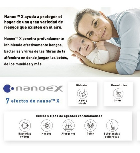 Purificador De Aire Panasonic Fv-15csd126 Nanoe X Air-e Color Blanco