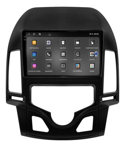 Multimídia I30 2011 Dig Tpros 12/256gb 9p Carplay Octa 360