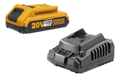 Orilladora Inalambrica 20v + Bat./ Cargador Ingco Cgtli20301