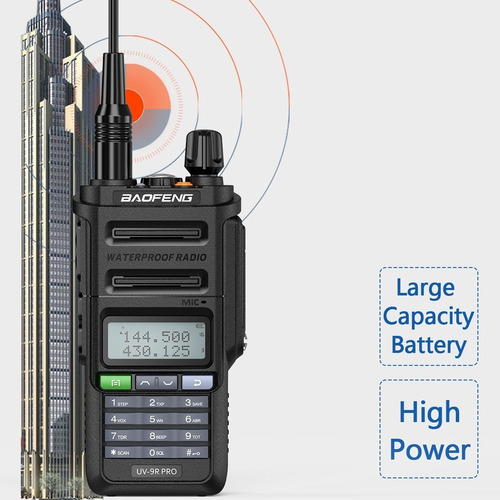Radio Baofeng Uv-9r Pro Bidireccional Ip68 Impermeable V/uhf