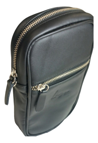 Morral Chico Porta Celular De Cuero Ideal Para Viaje O Para