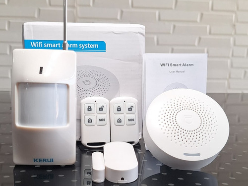 Sistema Alarma Wifi Inteligente 2 Sensores Tuya Smartlife 