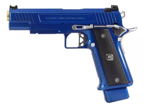 Airsoft Pistola Aw/salient Arms Ds 5.1 Aluminium Gbb Blue