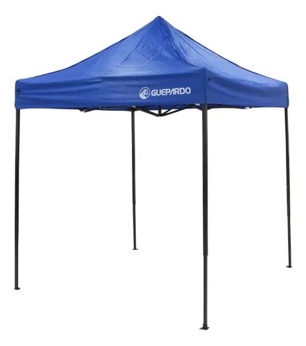 comprar Gazebo Pagoda 2x2 Azul Articulado Guerpado Aço Nautika