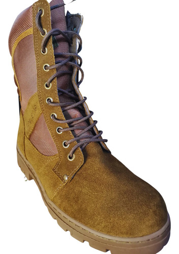 Bota Táctica Coyote De Piel Piletas 2500