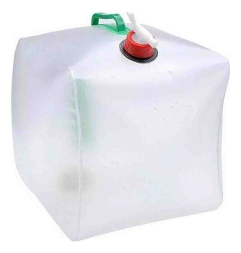 Cubo Plegable De 20 L Bolsa De Agua Plegable Transparente
