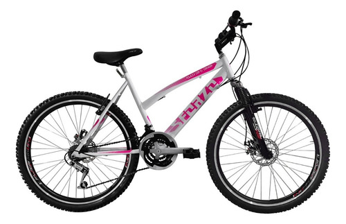 Bicicleta Dama Rin 27.5 Suspensión 18 Cambios Color Blanco